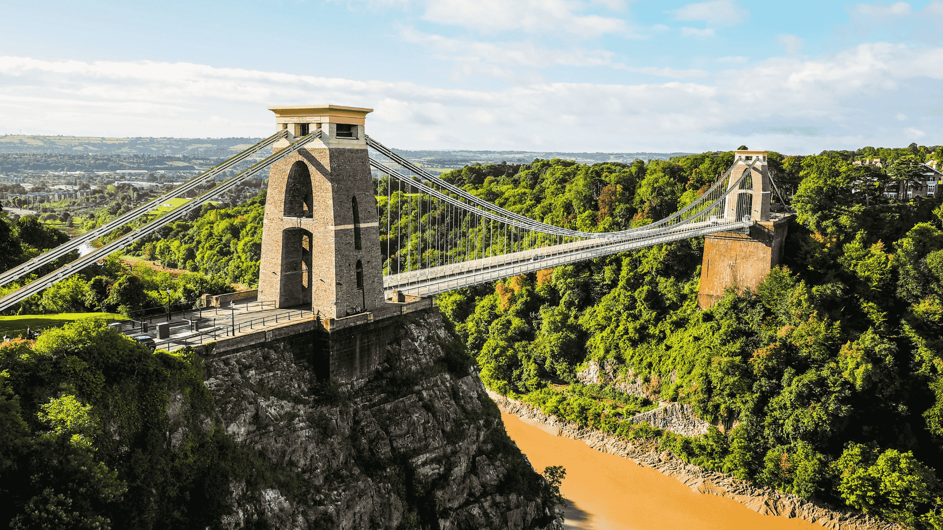 bristol river avon under clifton suspension bridge